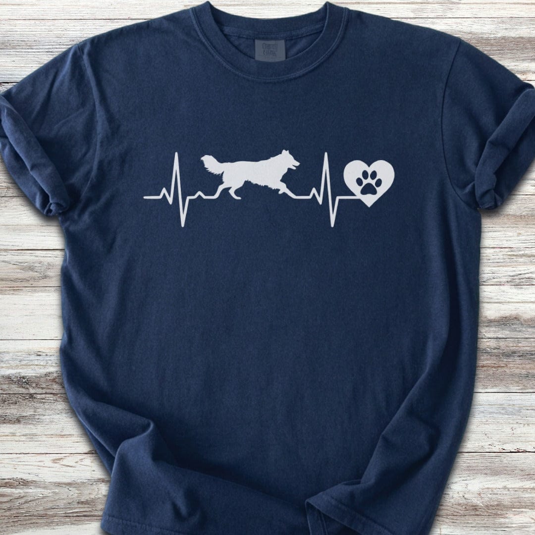 Border Collie Heartbeat T-Shirt