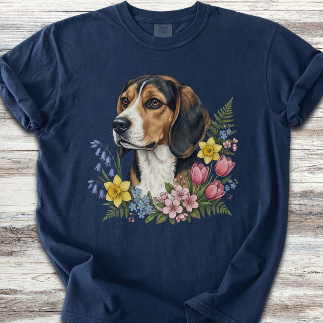 Beagle Spring Portrait T-Shirt