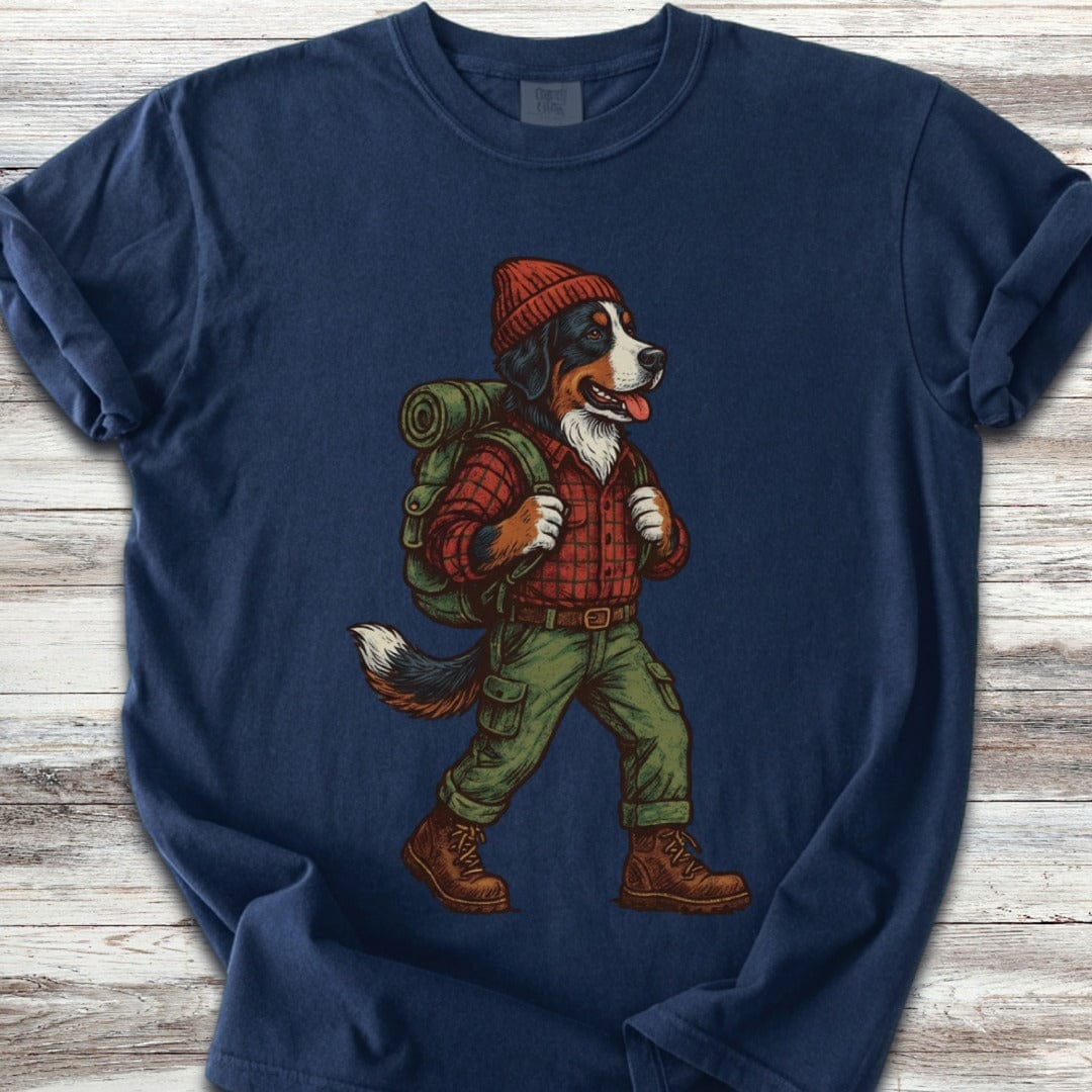 Bernese Mountain Dog Hiking T-Shirt