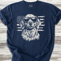 Golden Retriever Flag T-Shirt
