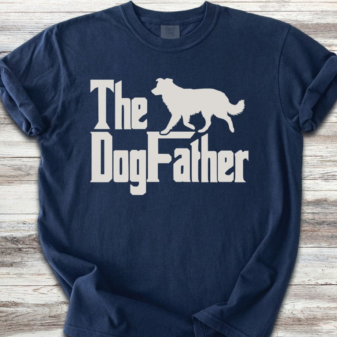 Border Collie Dog Father T-Shirt