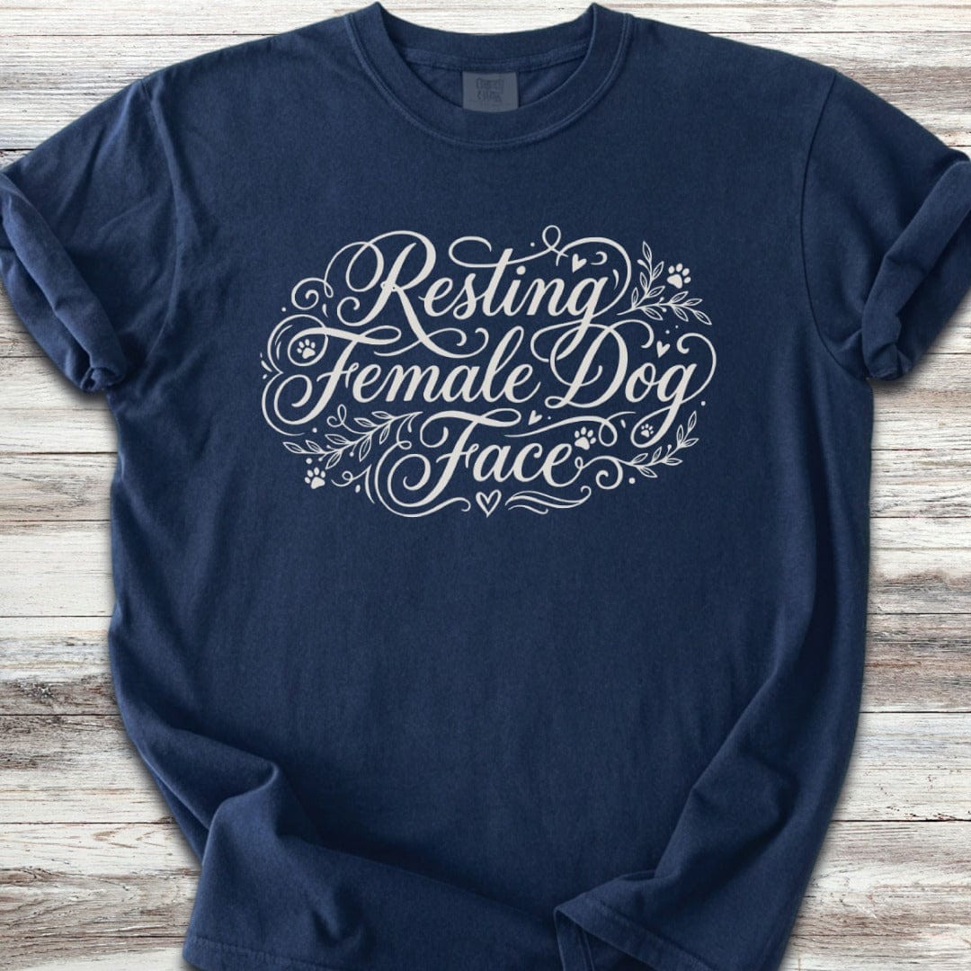 Resting Female Dog Face T-Shirt