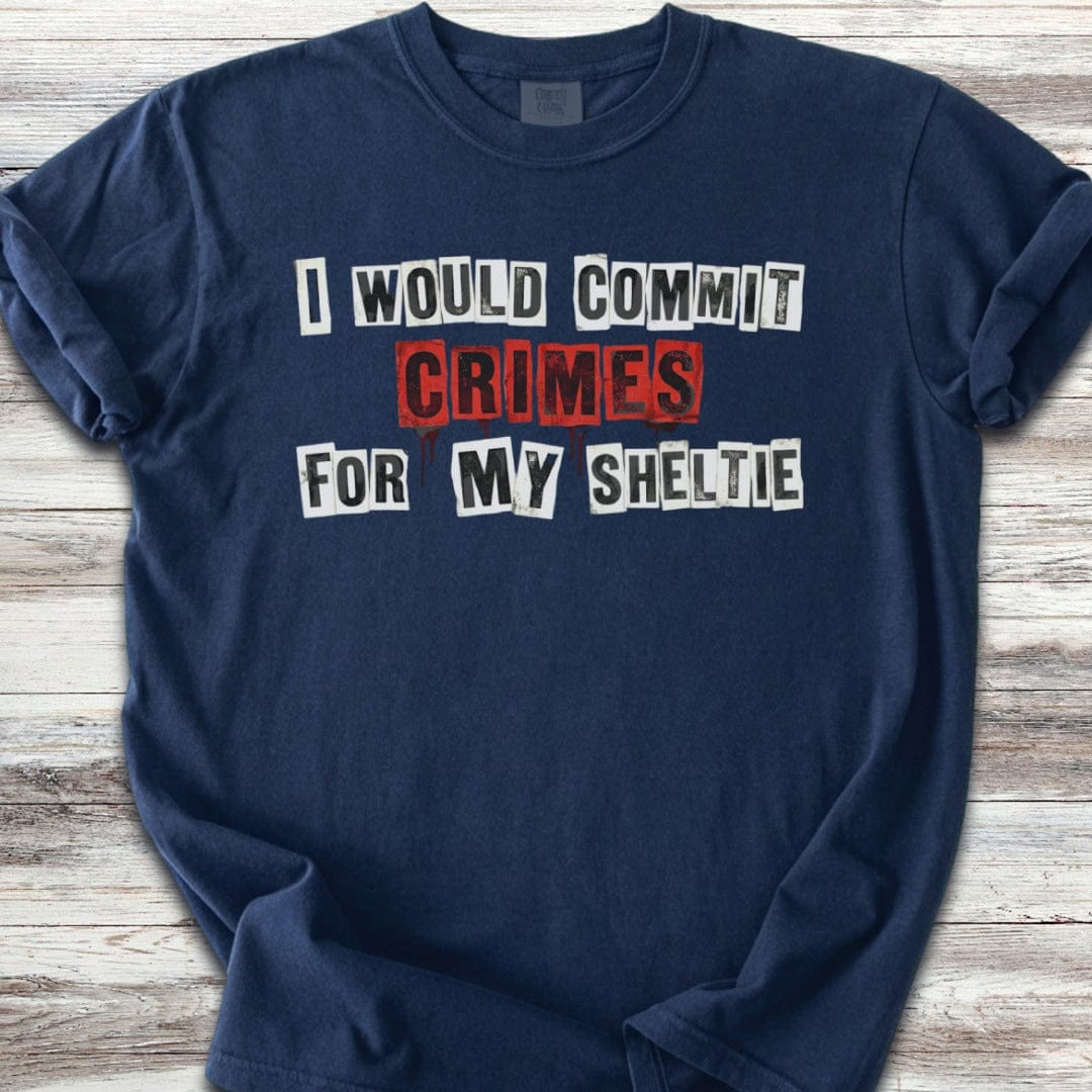 Shetland Sheepdog Crimes T-Shirt