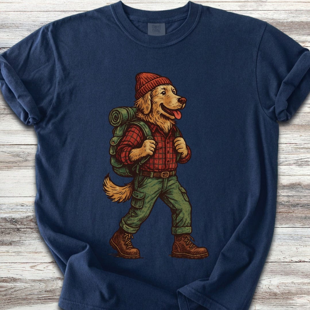 Golden Retriever Hiking T-Shirt