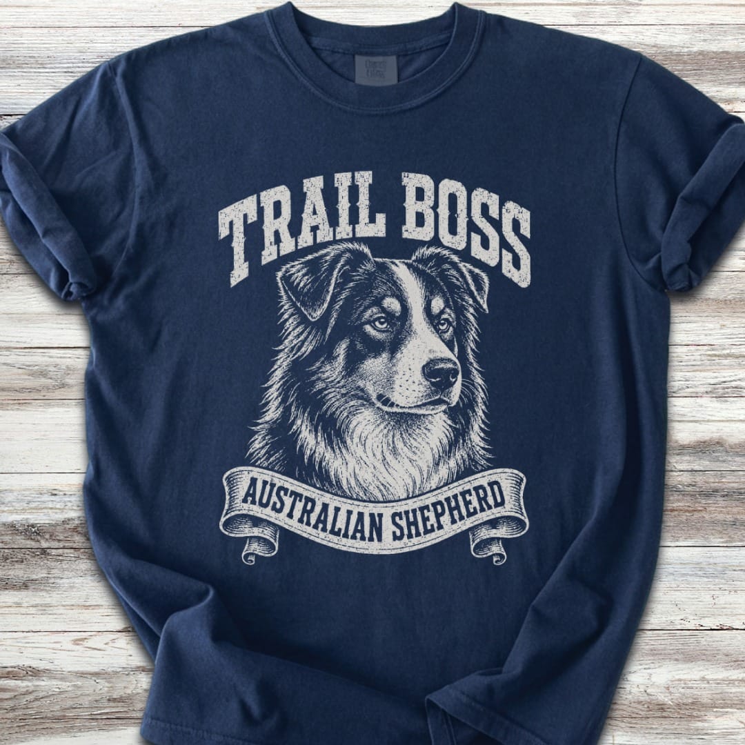 Australian Shepherd Trail Boss T-Shirt