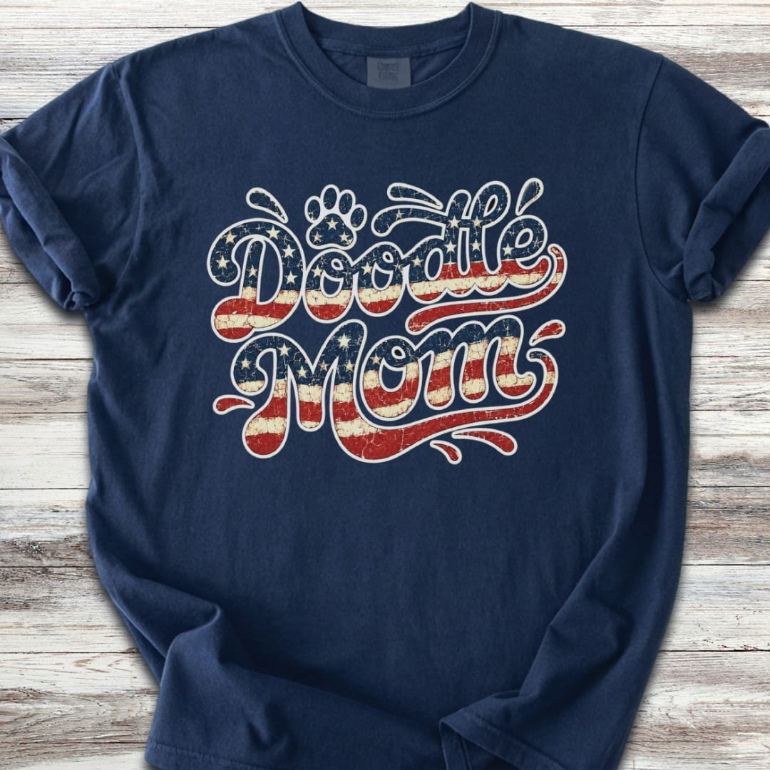 Doodle USA Mom T-Shirt