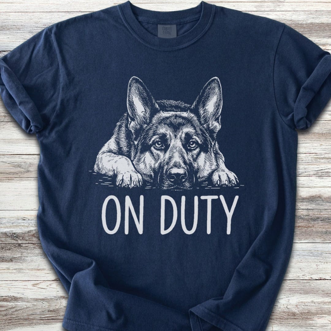 German Shepherd On Duty T-Shirt