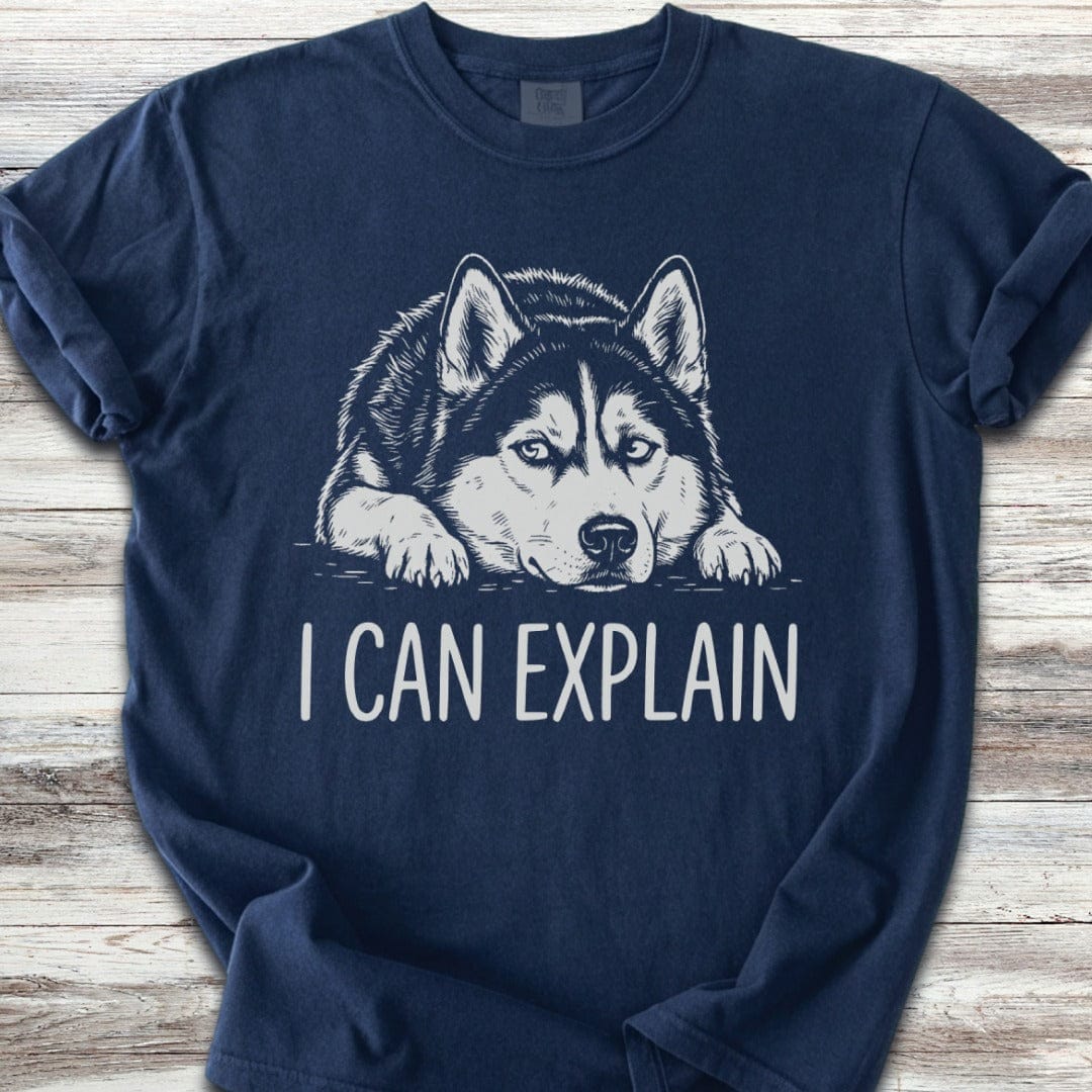 Husky Explain T-Shirt