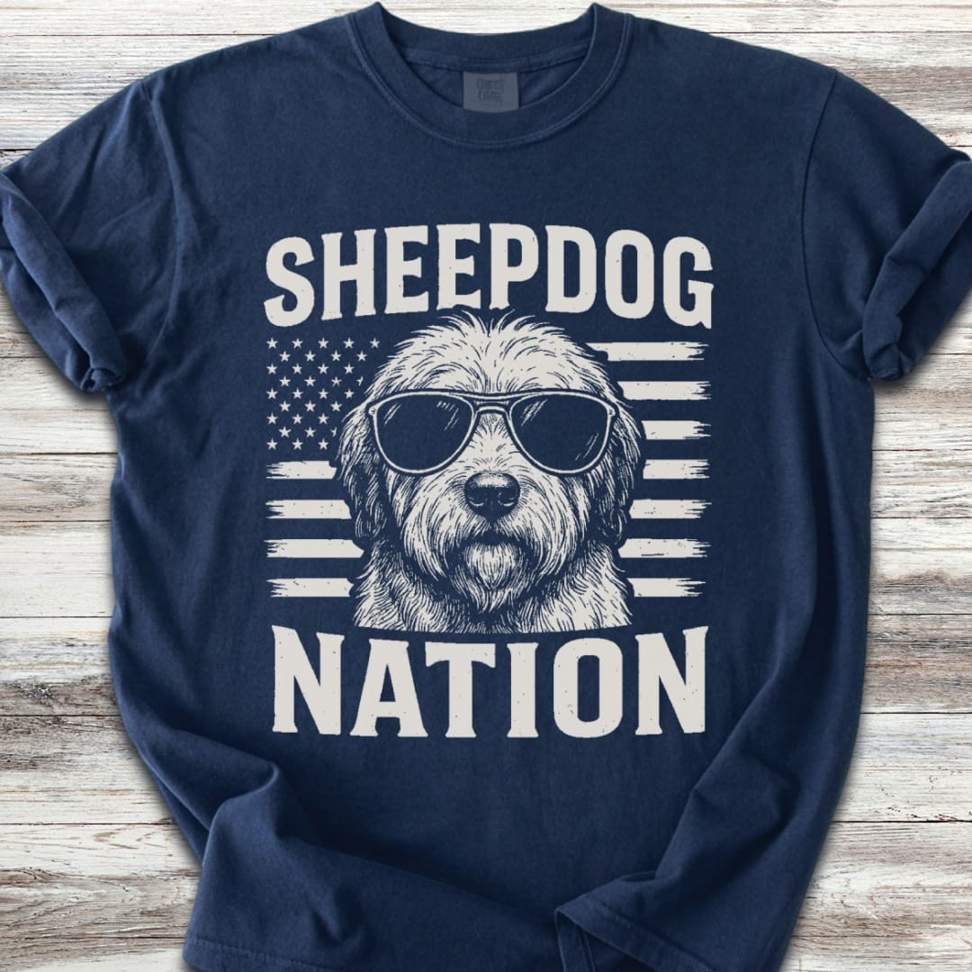 Old English Sheepdog Nation T-Shirt