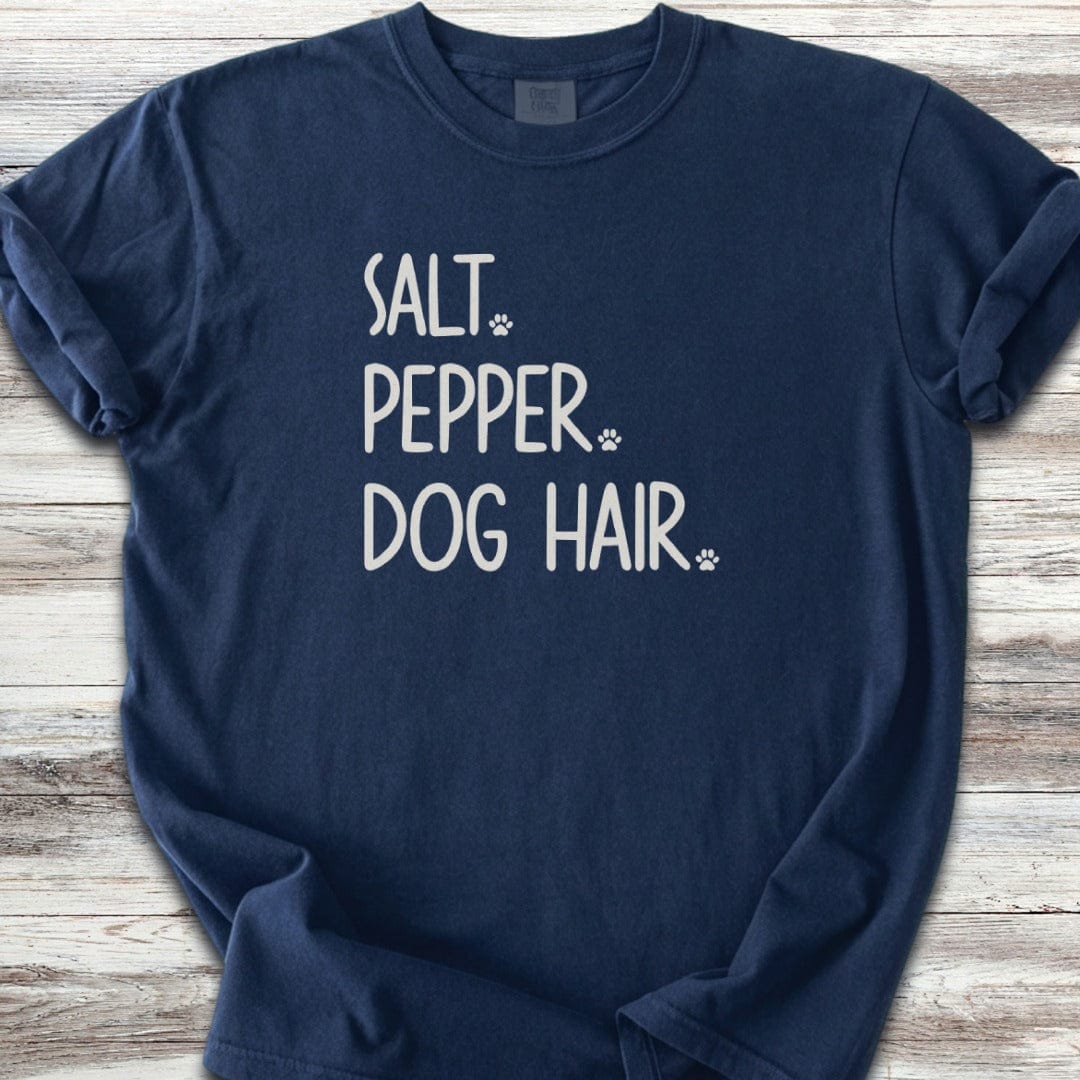 Salt Pepper Dog Hair T-Shirt