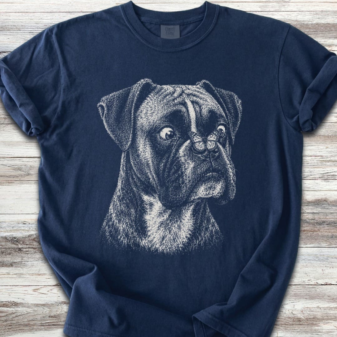 Boxer Butterfly T-Shirt