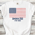 Vintage Red White & Paws 250 T-Shirt