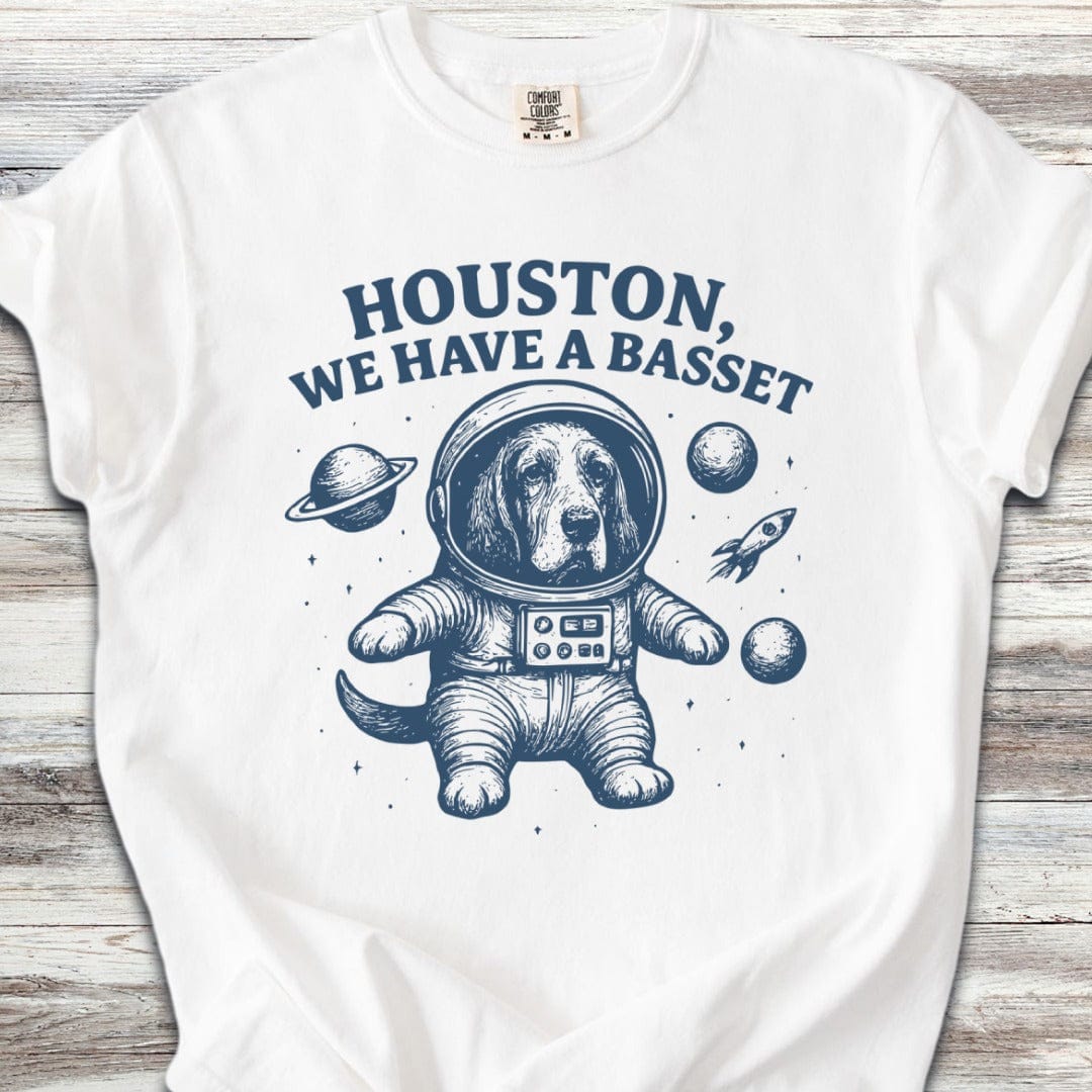 Basset Hound Astronaut T-Shirt