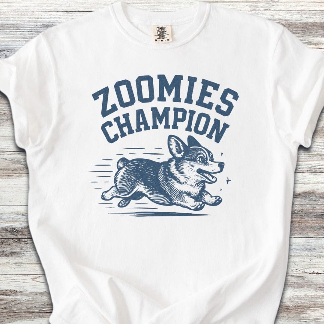 Corgi Zoomies Champion T-Shirt