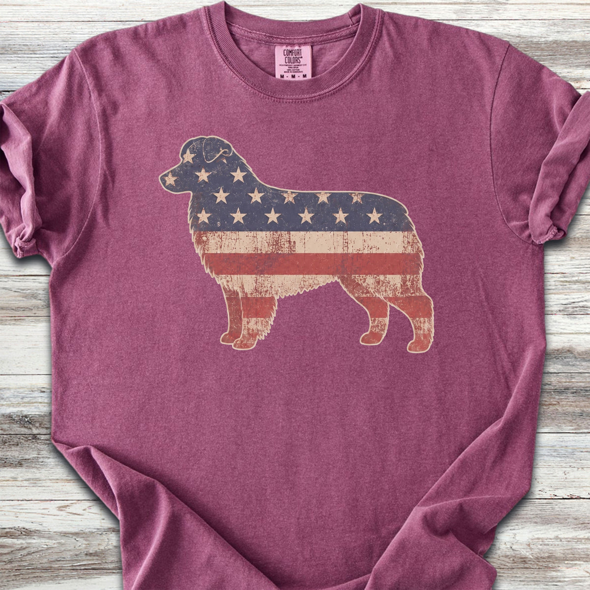 Australian Shepherd Vintage USA - Berry
