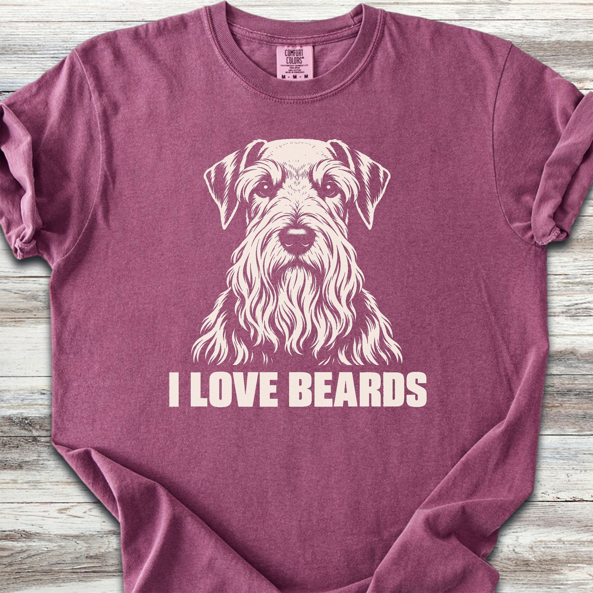 Cesky Terrier I Love Beards - Berry