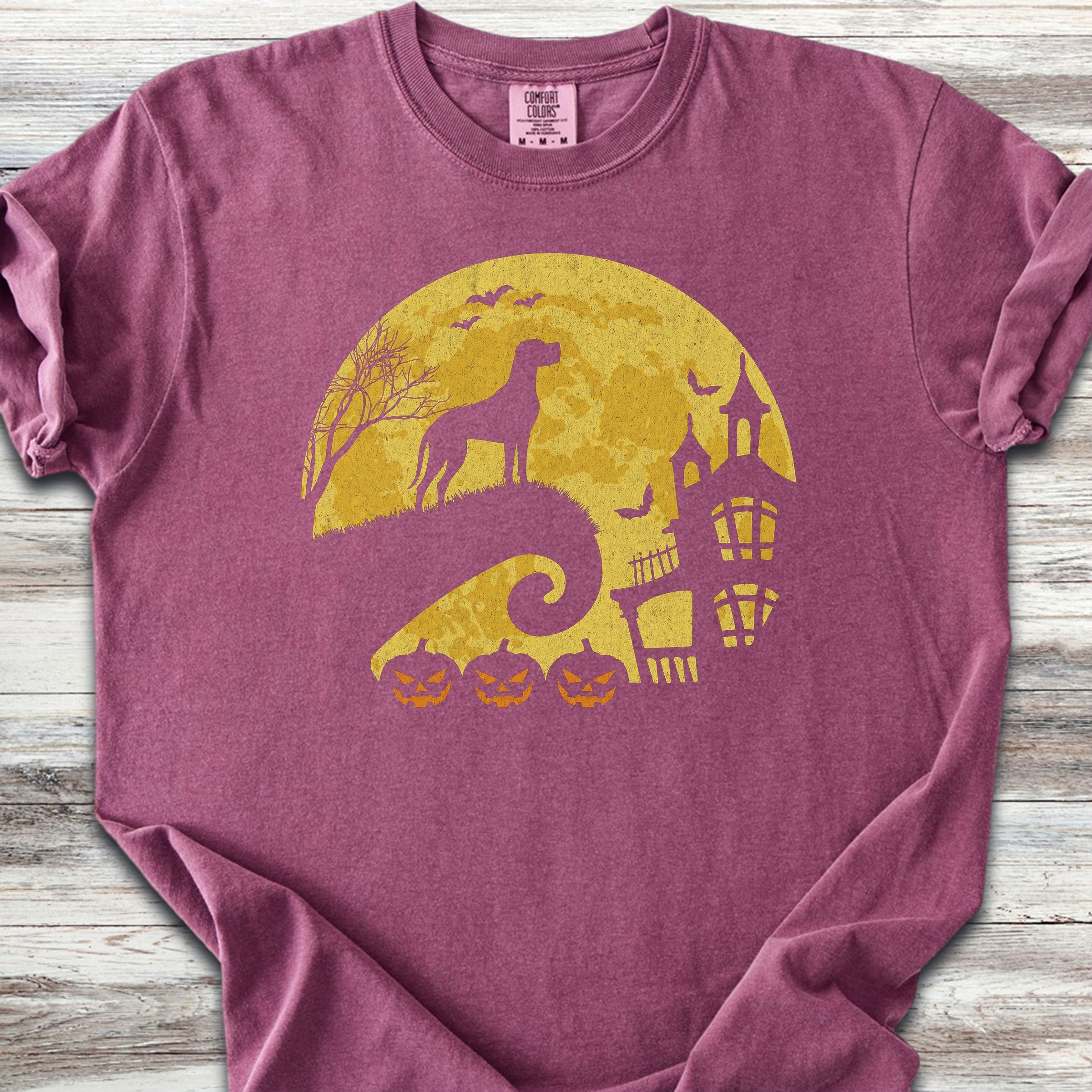Great Dane Halloween Moon - Berry