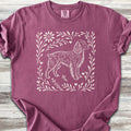 Boykin Spaniel Linocut - Berry