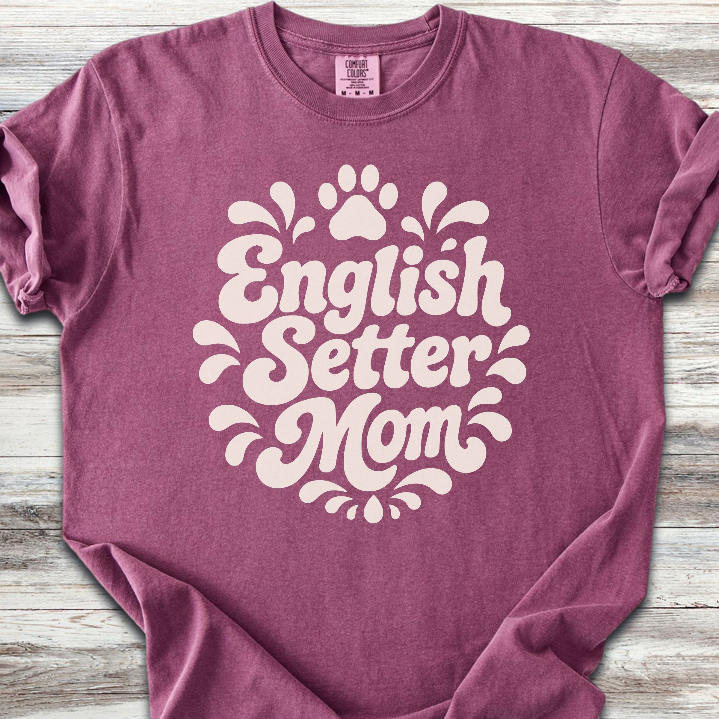 English Setter Groovy Mom - Berry
