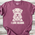 Wheaten I Love Beards - Berry