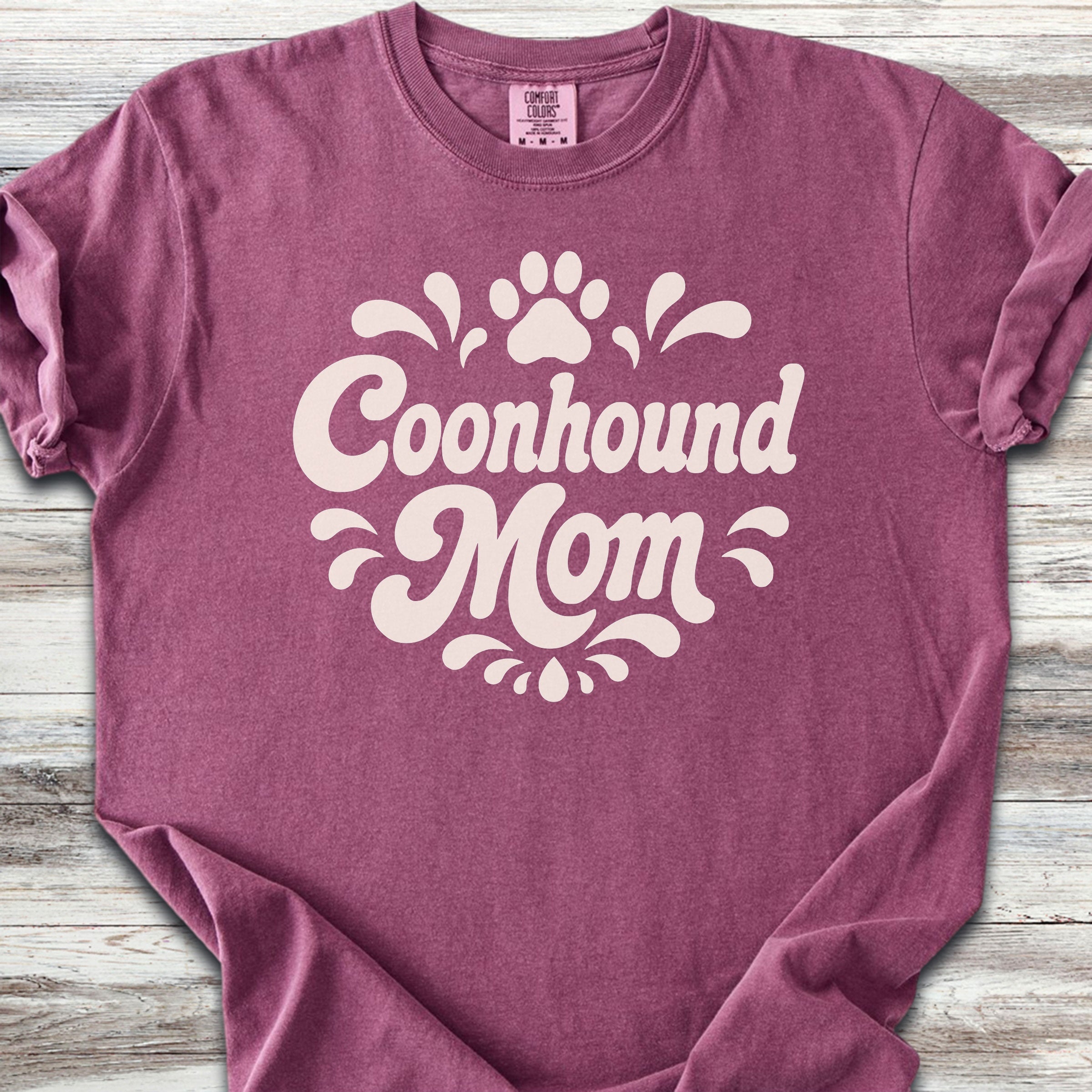 Coonhound Groovy Mom - Berry