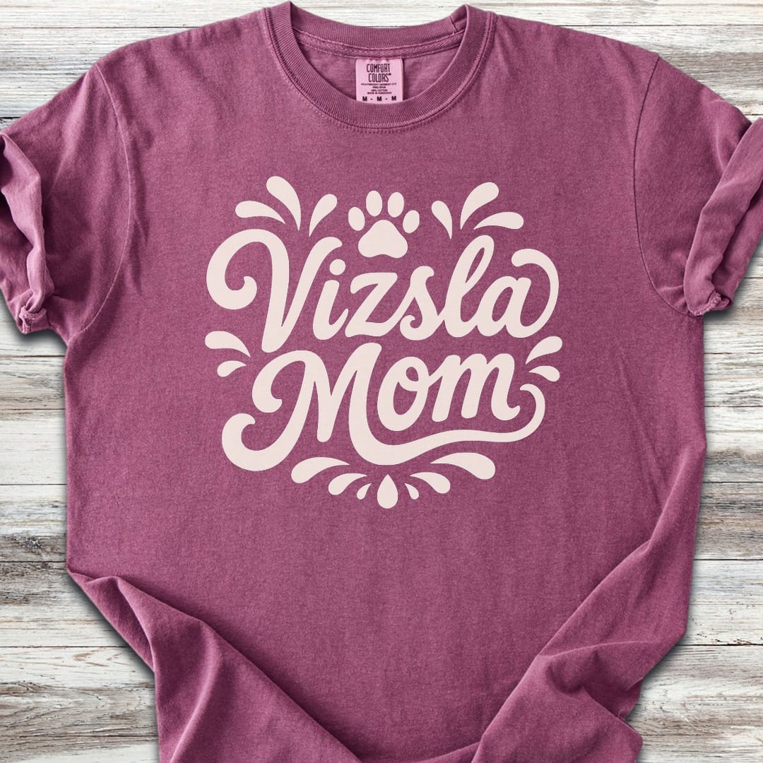 Vizsla Groovy Mom - Berry