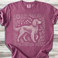 Irish Setter Linocut - Berry