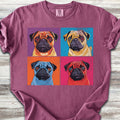 Pug Pop Art - Berry