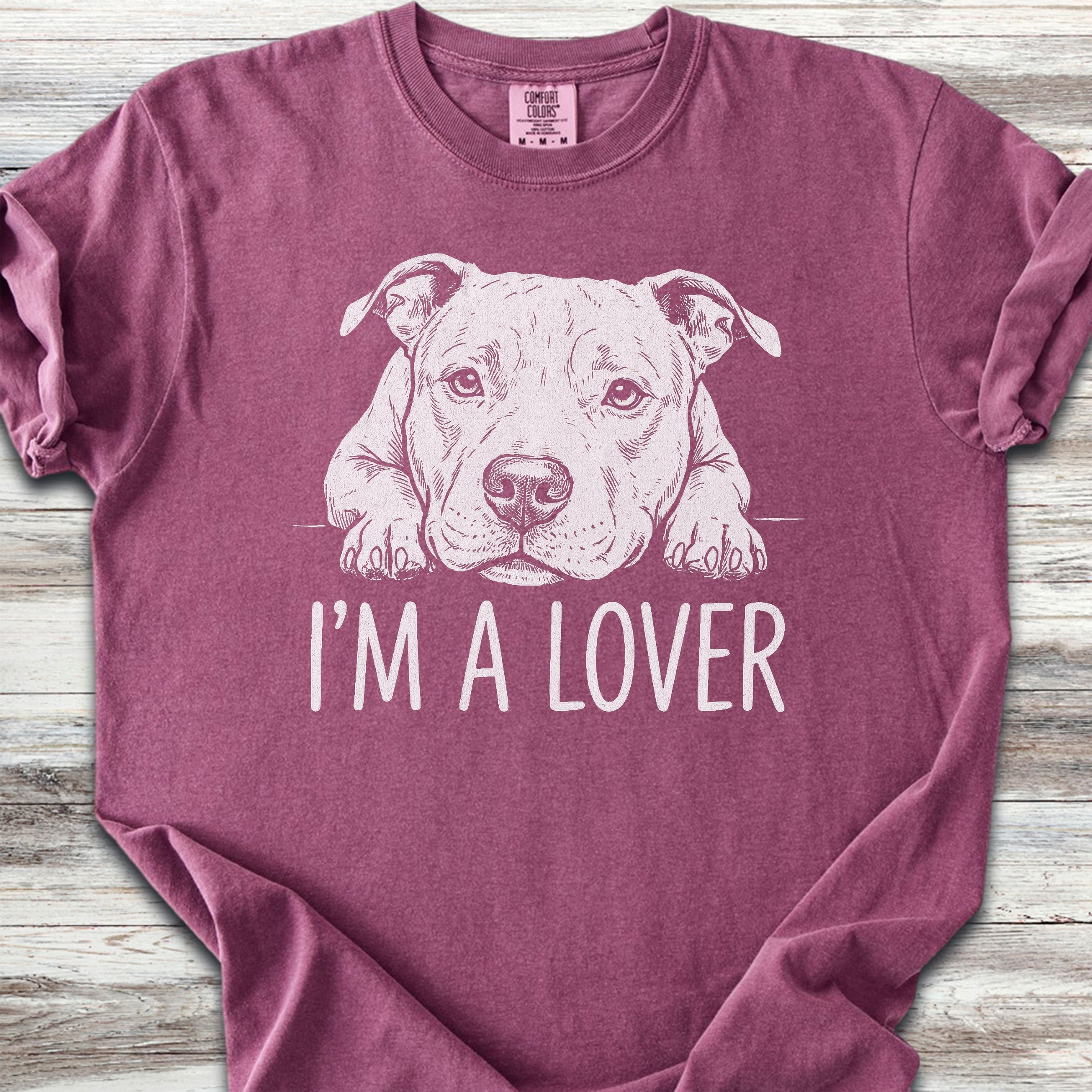 Pit Bull Lover - Berry