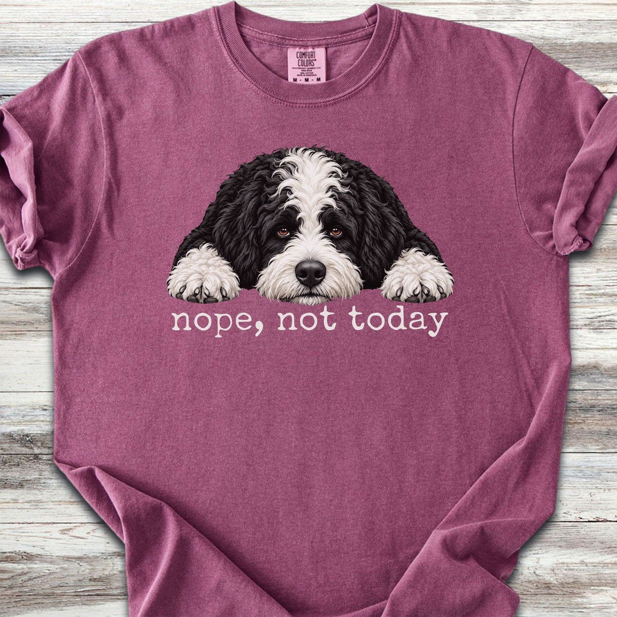 Sheepadoodle Nope - Berry