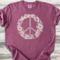 Vintage Floral Peace - Berry