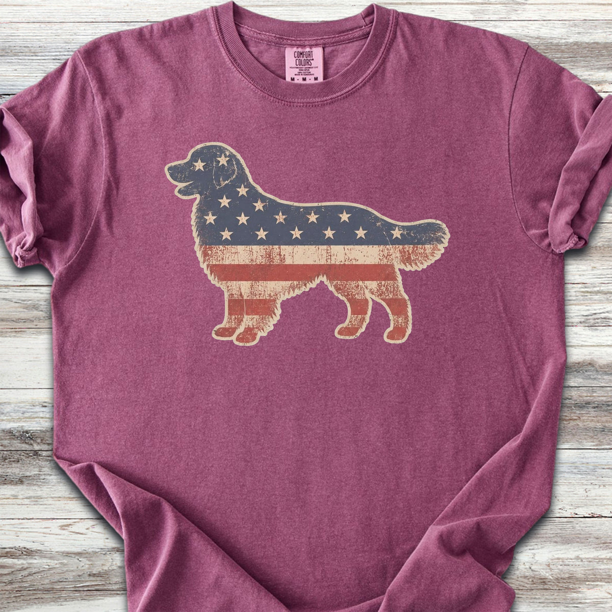 Golden Retriever Vintage USA - Berry