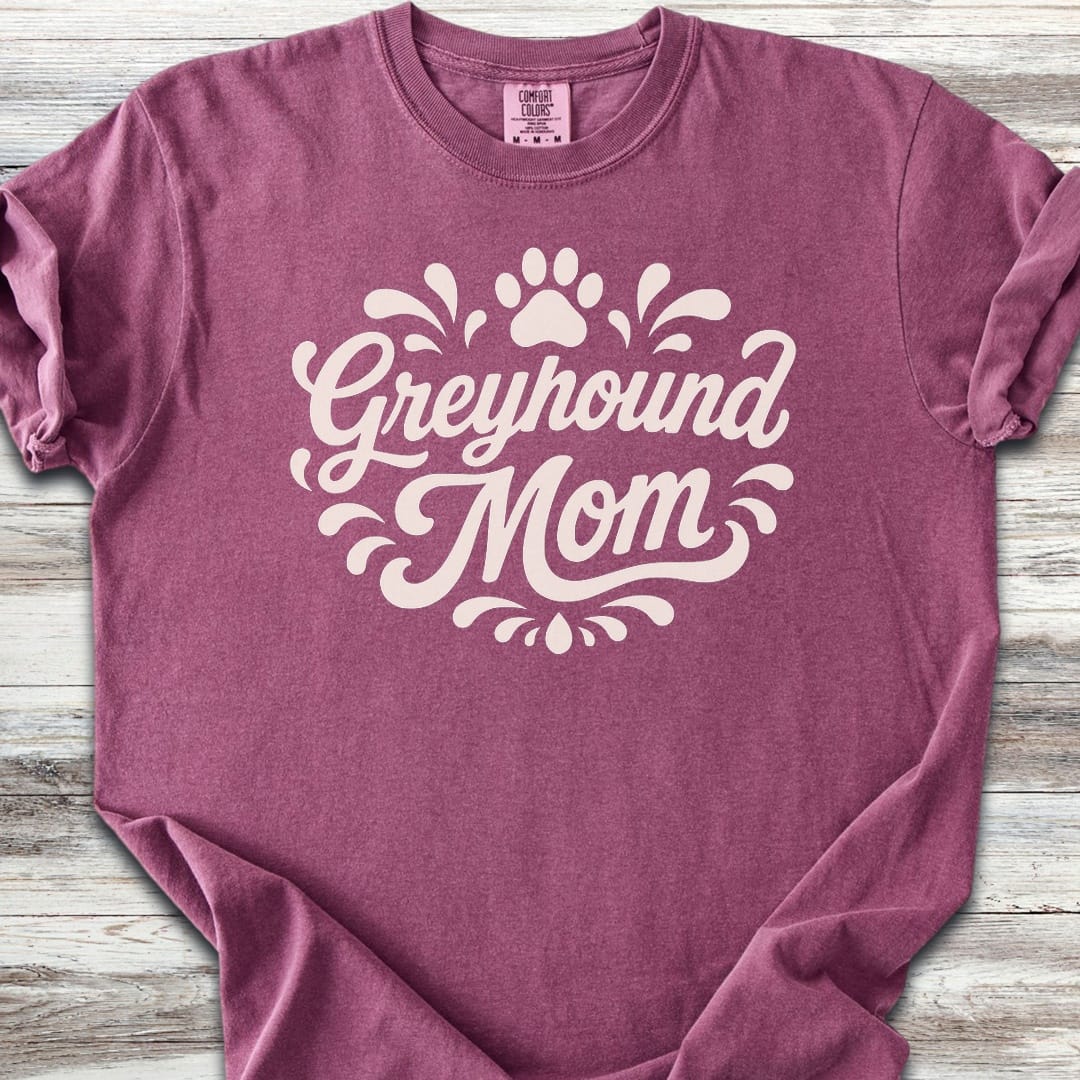 Greyhound Groovy Mom - Berry