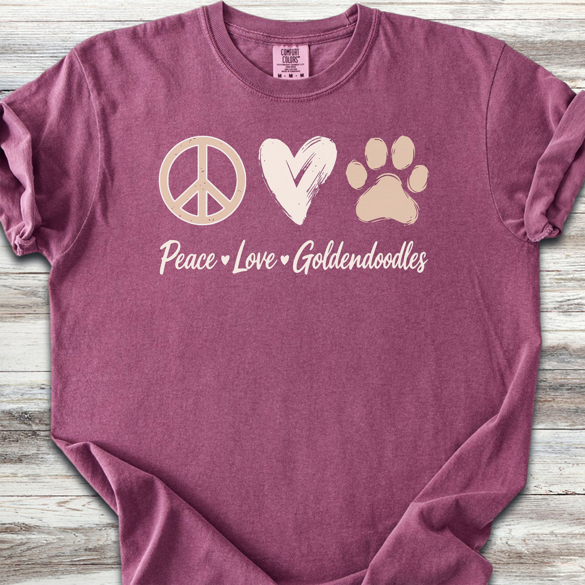 Goldendoodle Peace - Berry