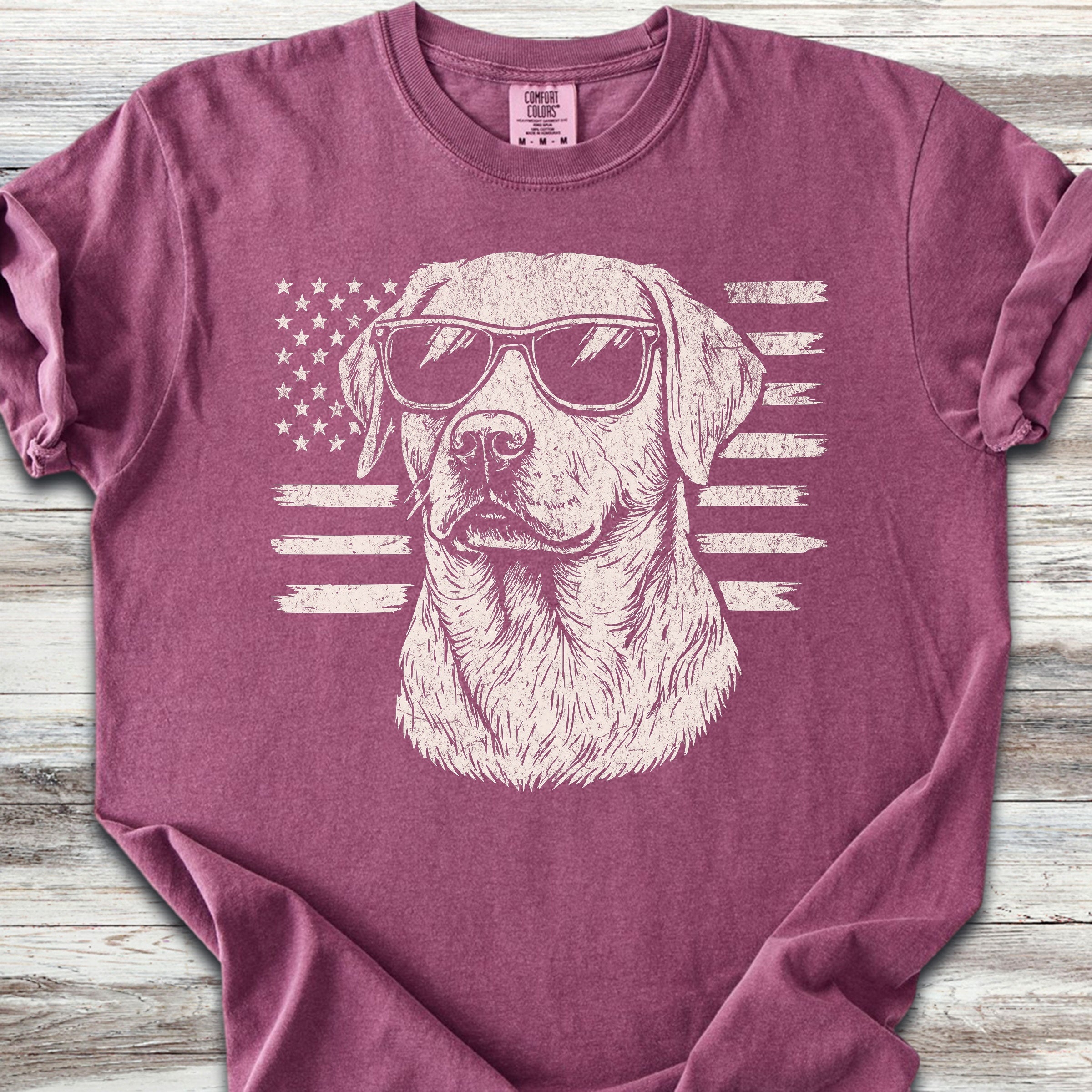 Labrador Retriever Flag - Berry