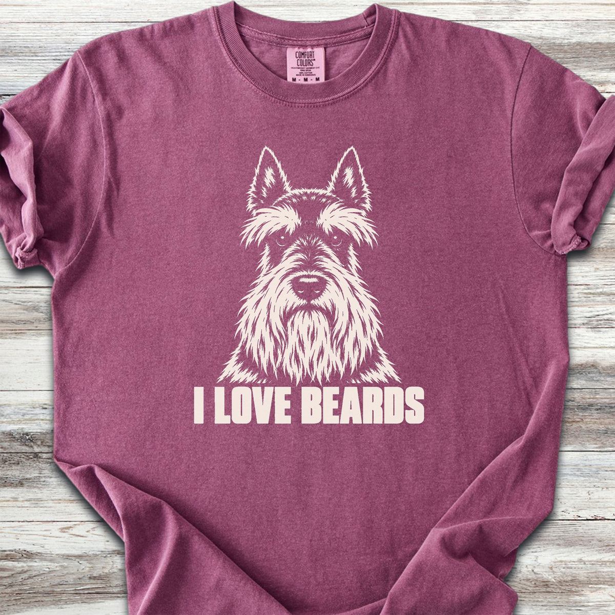 Scottish Terrier I Love Beards - Berry