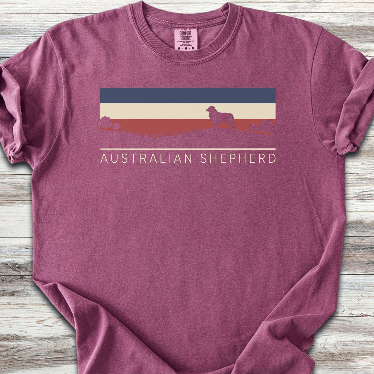 Australian Shepherd USA Sunset - Berry