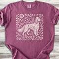 English Setter Linocut - Berry