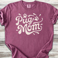 Pug Groovy Mom - Berry