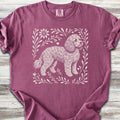Cockapoo Linocut - Berry