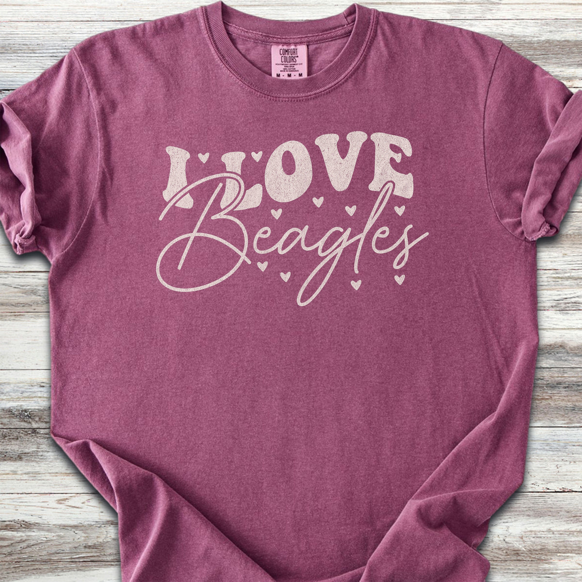 Beagle I Love Beagles - Berry