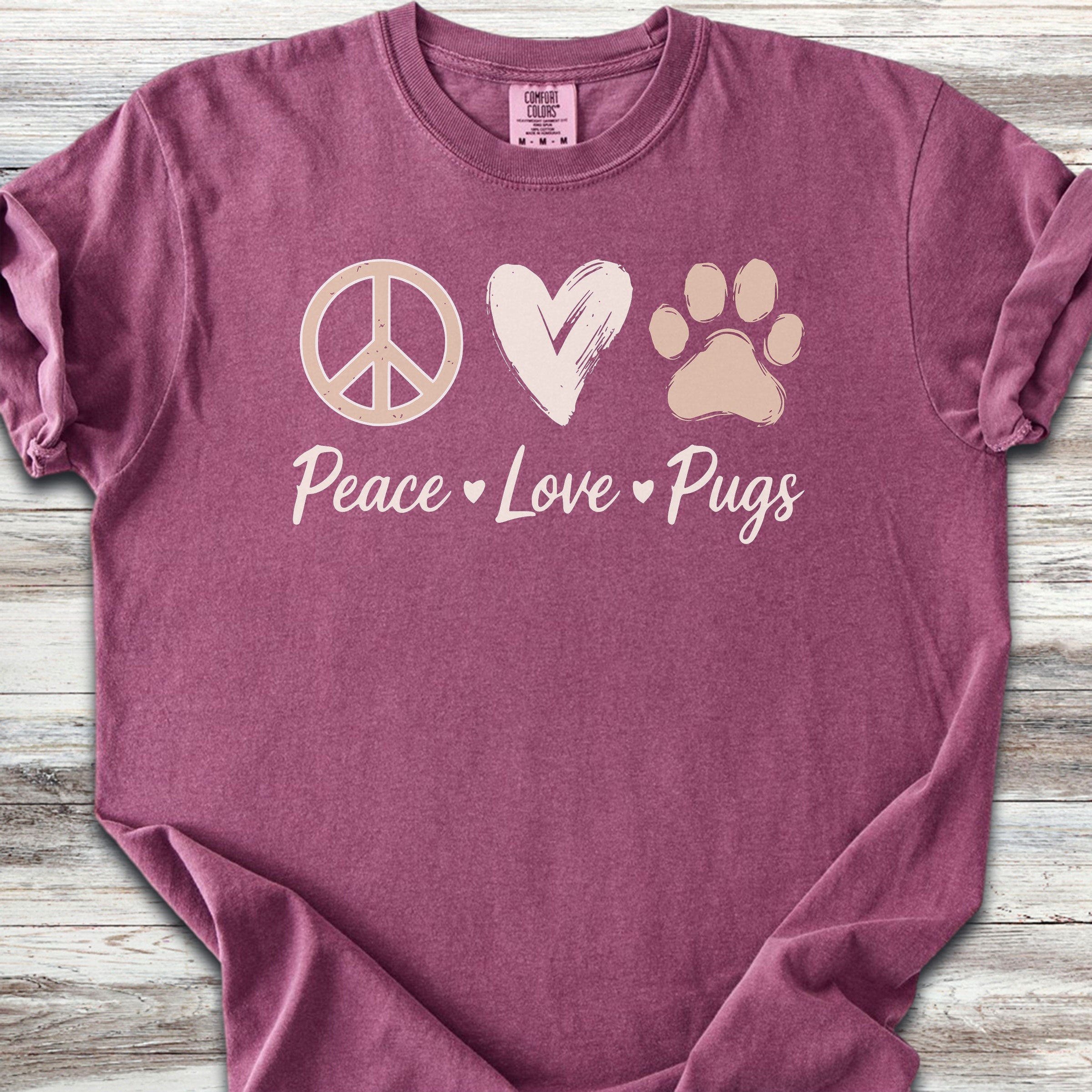 Pug Peace - Berry