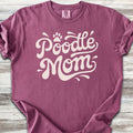 Poodle Groovy Mom - Berry