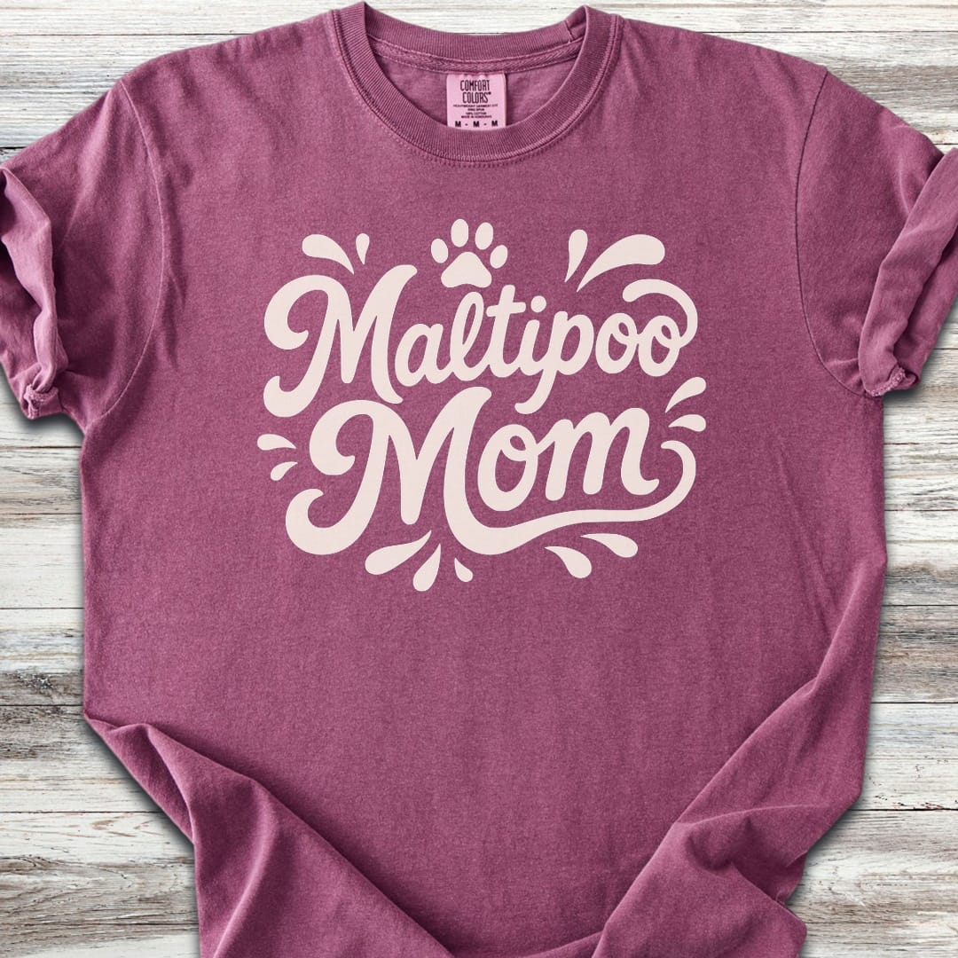 Maltipoo Groovy Mom - Berry