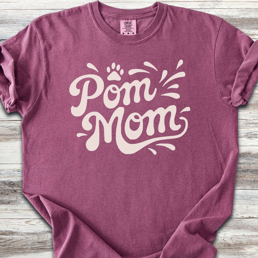 Pomeranian Groovy Mom - Berry