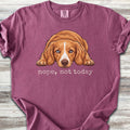 Dachshund Long Hair Red Piebald Nope - Berry