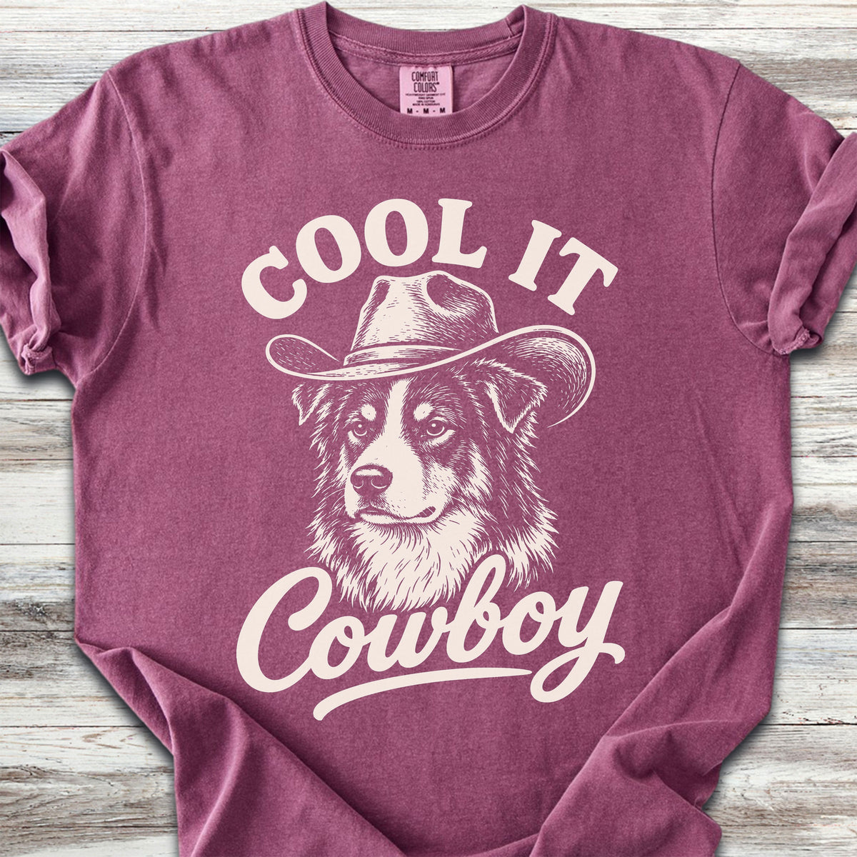 Australian Shepherd Black Tri Cool It - Berry