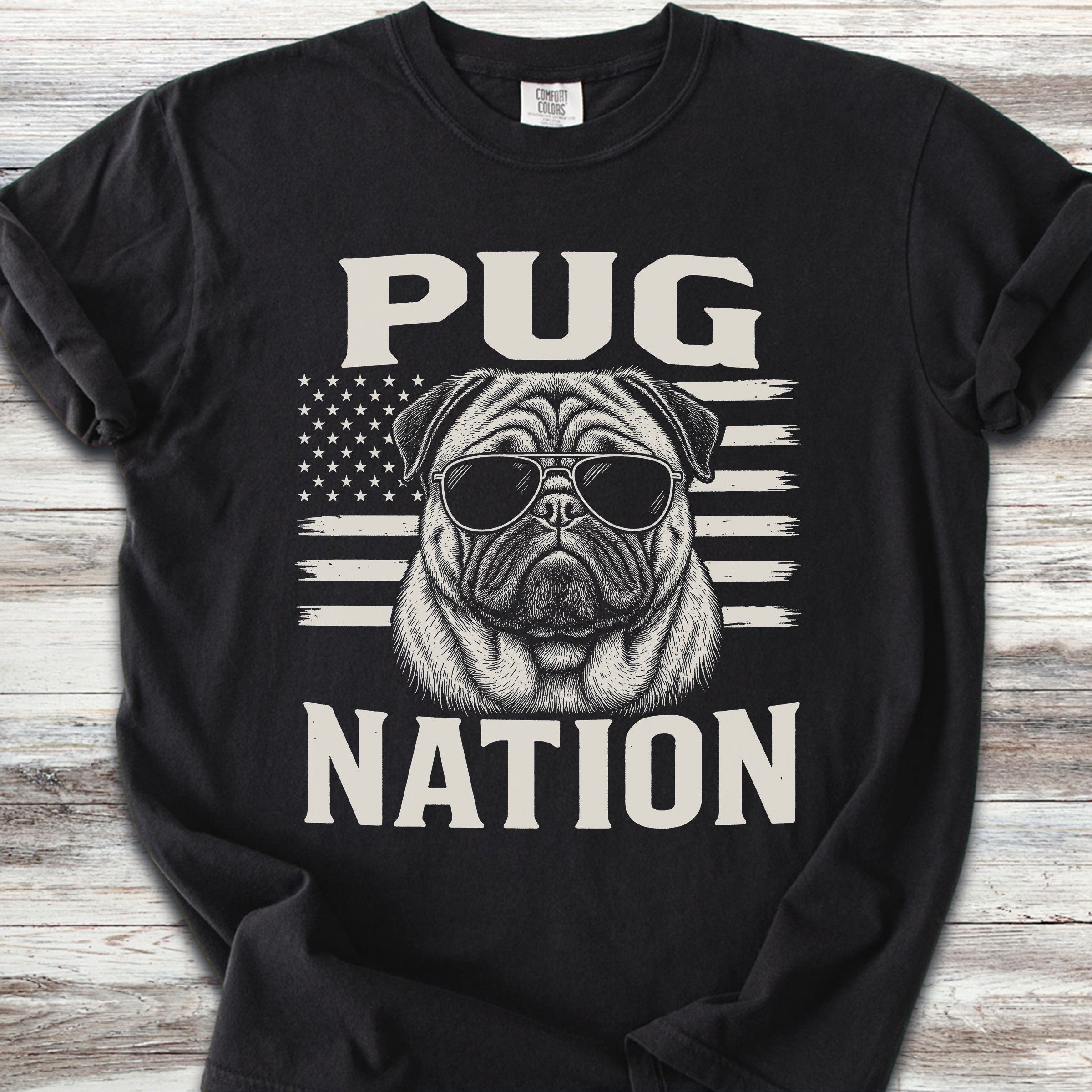 Pug Nation - Black