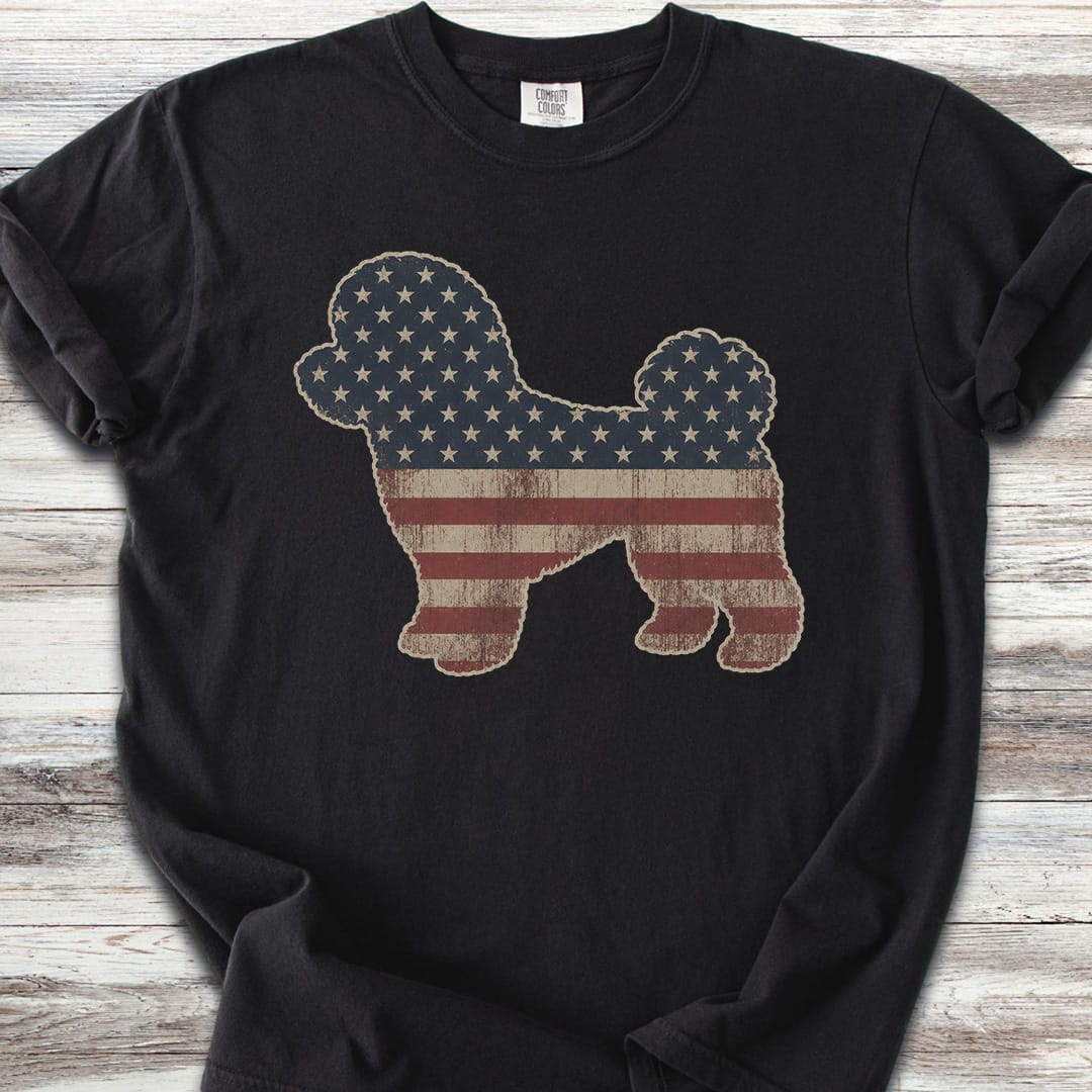 Bichon Frise Vintage USA - Black