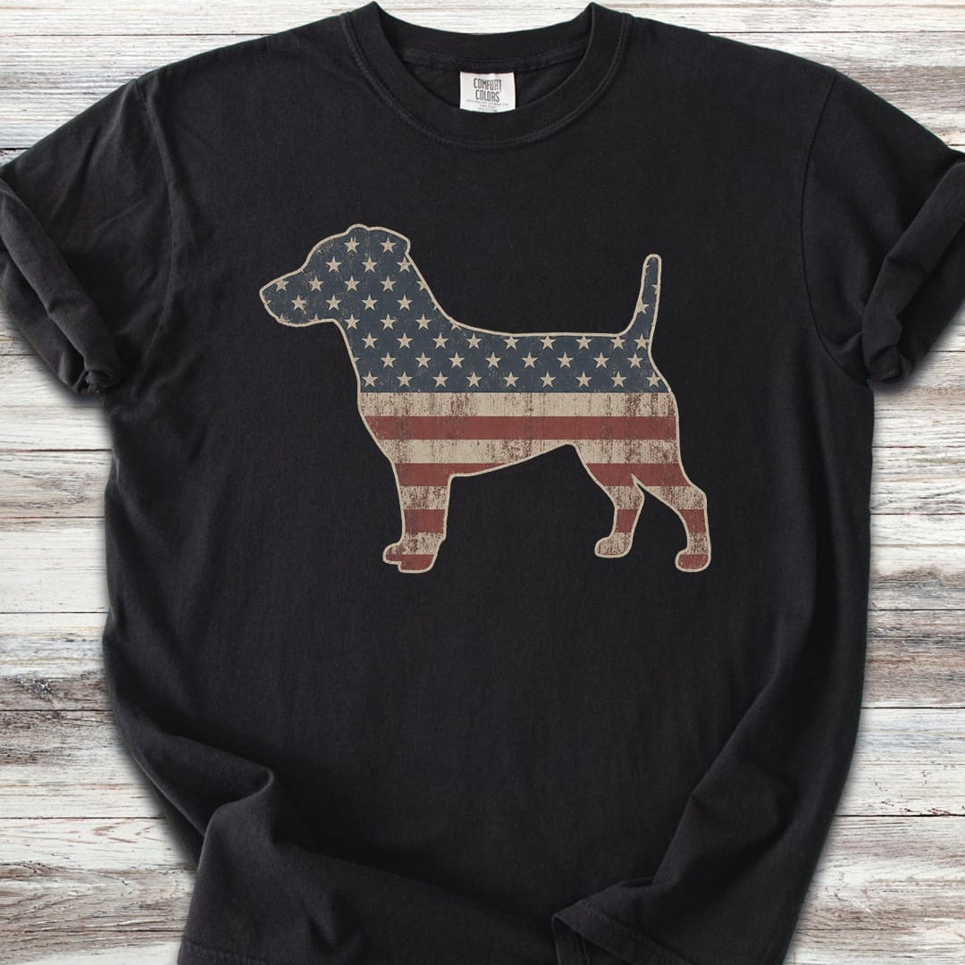 Jack Russell Vintage USA - Black